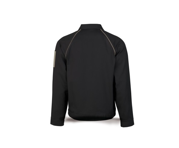 Veste coton 270 g. Coloris noir.