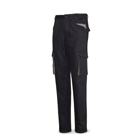 Pantalon en coton 270 g. Coleur: Noir.