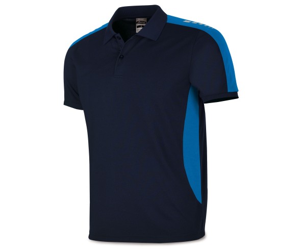 Polo "TECHNIQUE" marine/bleu polyester 150 gr.