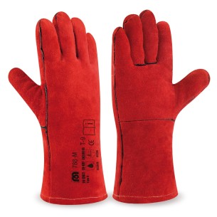 Gants croute cuir anti-chaleur